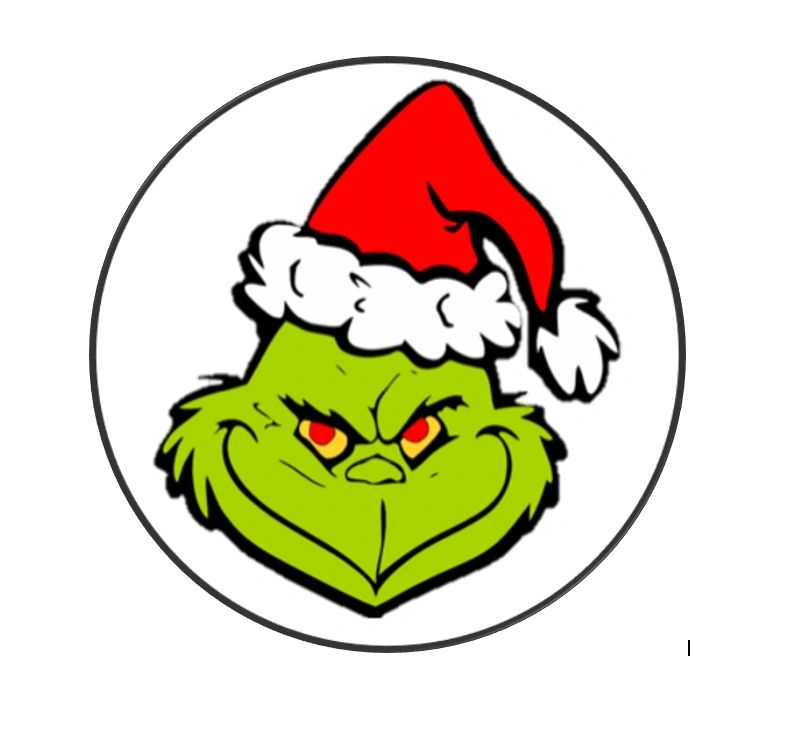 Grinch Cake Topper Printable